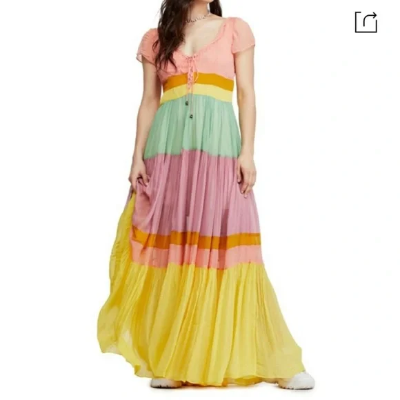 Free People Women Hocus Pocus Maxi Dress - Multi - S